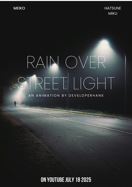 street light rain